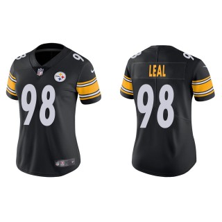 Women's Steelers DeMarvin Leal Black Vapor Limited Jersey
