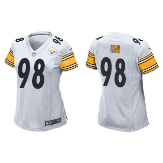 Women's Steelers DeMarvin Leal White Game Jersey