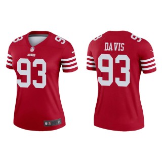 Women's 49ers Kalia Davis Scarlet Legend Jersey