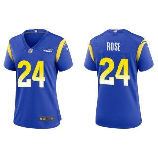 Women's Los Angeles Rams A.J. Rose Royal Game Jersey