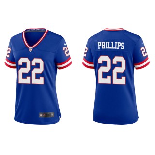 Women's Giants Andru Phillips Royal Classic Game Jersey