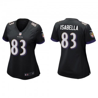 Women's Andy Isabella Black Game Jersey