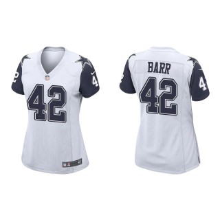 Women's Dallas Cowboys Anthony Barr White Alternate Game Jersey
