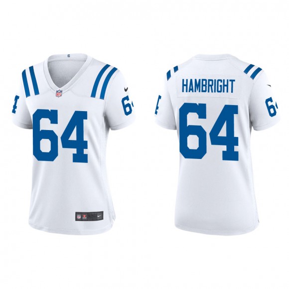 Women's Indianapolis Colts Arlington Hambright White Game Jersey