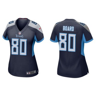 Women's Tennessee Titans C.J. Board Navy Game Jersey
