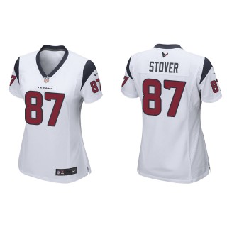 Women's Texans Cade Stover White Game Jersey