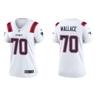 Women's Patriots Caedan Wallace White Game Jersey