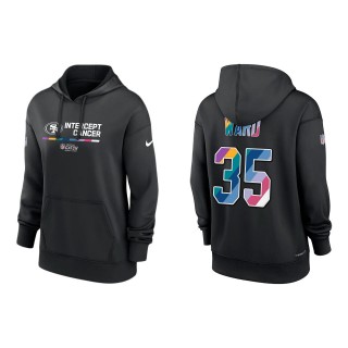 Women's Charvarius Ward San Francisco 49ers Black 2022 NFL Crucial Catch Therma Performance Pullover Hoodie