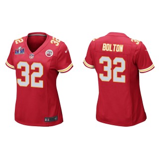 Women's Chiefs Nick Bolton Red Super Bowl LVIII Game Jersey
