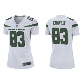 Women's New York Jets Conklin White Game Jersey