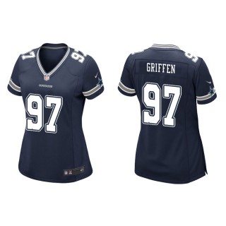 Everson Griffen Jersey Women's Cowboys Navy Game