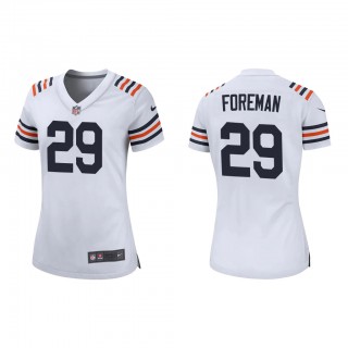 Women's D'Onta Foreman White Classic Game Jersey