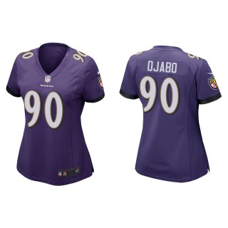 Women's Ravens David Ojabo Purple Game Jersey