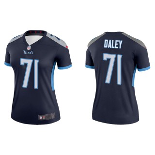 Women's Tennessee Titans Dennis Daley Navy Legend Jersey
