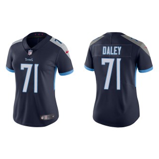 Women's Tennessee Titans Dennis Daley Navy Vapor Limited Jersey