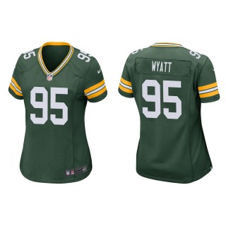 Women's Packers Devonte Wyatt Green 2022 NFL Draft Game Jersey