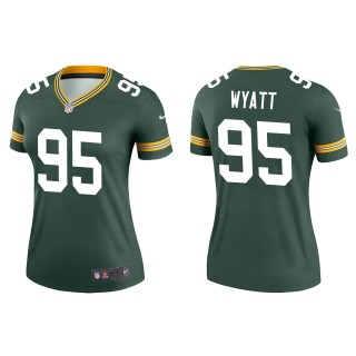 Women's Packers Devonte Wyatt Green 2022 NFL Draft Legend Jersey