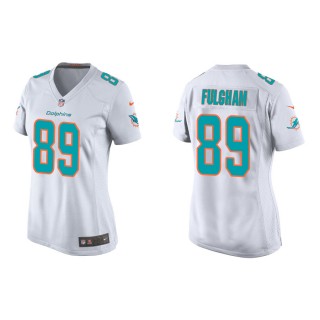 Travis Fulgham Jersey Women's Dolphins White Game