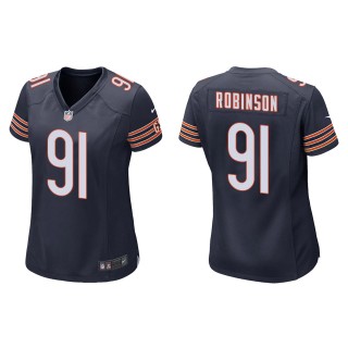 Women's Bears Dominique Robinson Navy Game Jersey
