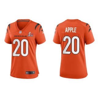 Women's Super Bowl LVI Eli Apple Bengals Orange Game Jersey