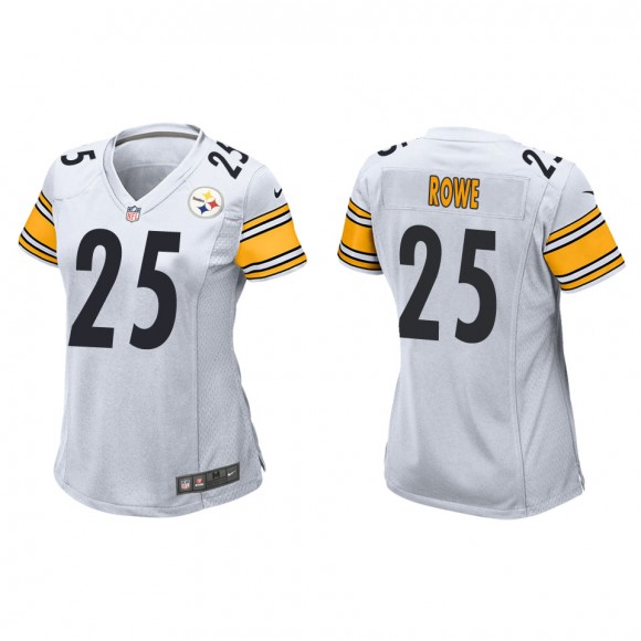 Women's Steelers Eric Rowe White Game Jersey