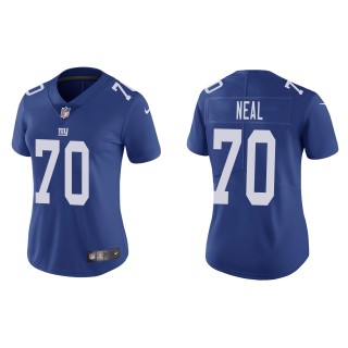 Women's Giants Evan Neal Royal 2022 NFL Draft Vapor Limited Jersey