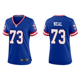 Women's New York Giants Evan Neal Royal Classic Game Jersey
