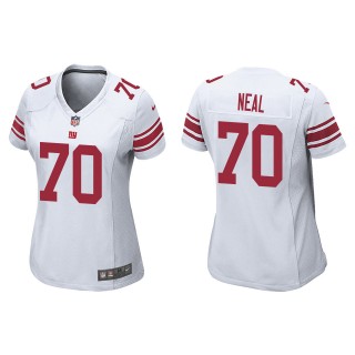 Women's Giants Evan Neal White 2022 NFL Draft Game Jersey