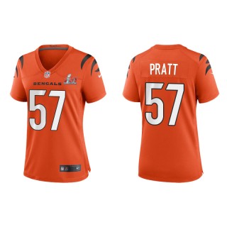 Women's Super Bowl LVI Germaine Pratt Bengals Orange Game Jersey