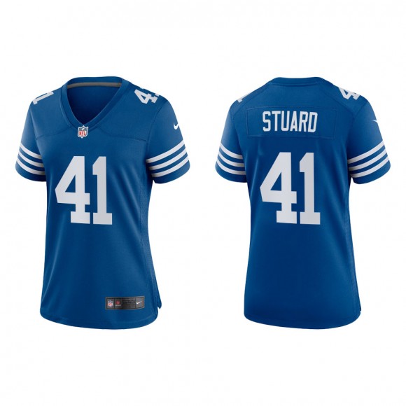 Women's Indianapolis Colts Grant Stuard Royal Alternate Game Jersey