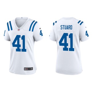 Women's Indianapolis Colts Grant Stuard White Game Jersey