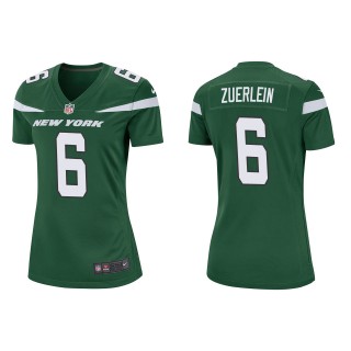 Women's New York Jets Greg Zuerlein Green Game Jersey
