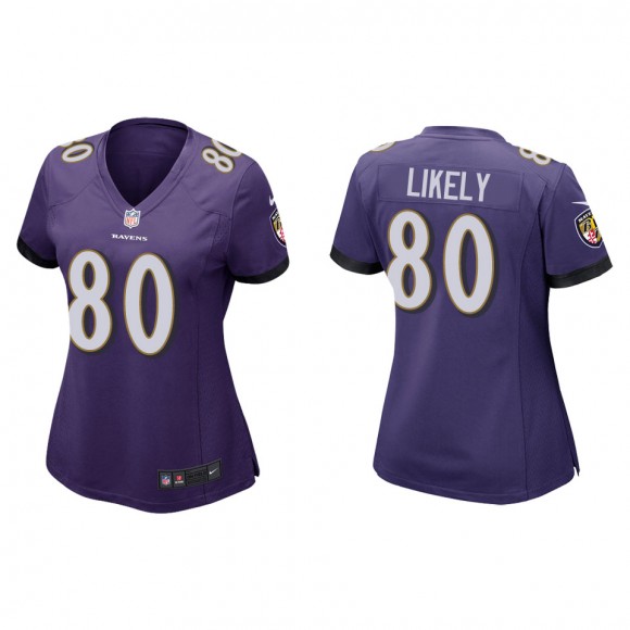 Women's Ravens Isaiah Likely Purple Game Jersey