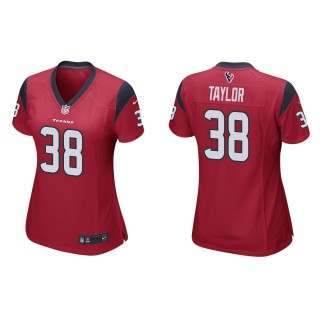Women's Texans J.J. Taylor Red Game Jersey