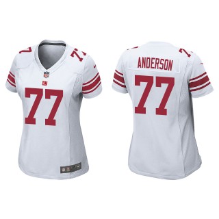 Women's New York Giants Jack Anderson White Game Jersey