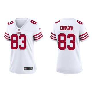 Women's 49ers Jacob Cowing White Game Jersey