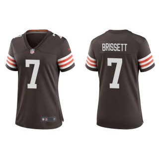 Women's Browns Jacoby Brissett Brown Game Jersey