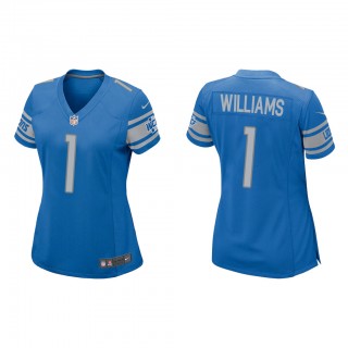 Women's Jameson Williams Blue Game Jersey