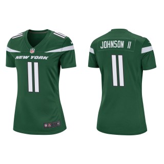 Women's Jets Jermaine Johnson II Green 2022 NFL Draft Game Jersey