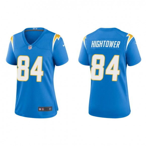 Women's Los Angeles Chargers John Hightower Powder Blue Game Jersey