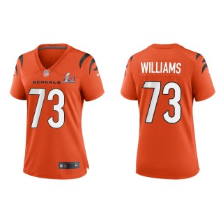 Women's Super Bowl LVI Jonah Williams Bengals Orange Game Jersey