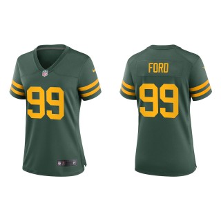 Women's Packers Jonathan Ford Green Alternate Game Jersey