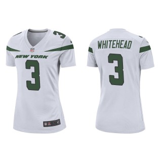 Women's New York Jets Jordan Whitehead White Game Jersey