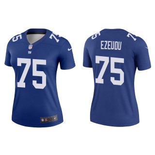 Women's Giants Joshua Ezeudu Royal 2022 NFL Draft Legend Jersey
