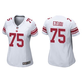 Women's Giants Joshua Ezeudu White 2022 NFL Draft Game Jersey