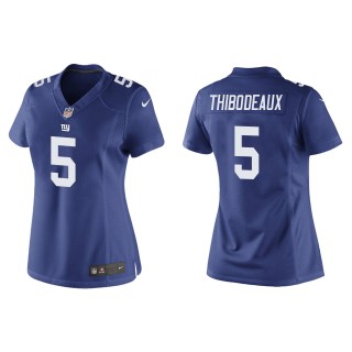 Women's Giants Kayvon Thibodeaux Royal 2022 NFL Draft Game Jersey