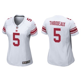 Women's Giants Kayvon Thibodeaux White 2022 NFL Draft Game Jersey