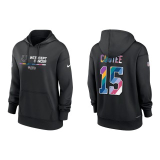 Women's Keke Coutee Indianapolis Colts Black 2022 NFL Crucial Catch Therma Performance Pullover Hoodie