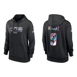 Women's Kenneth Murray Los Angeles Chargers Black 2022 NFL Crucial Catch Therma Performance Pullover Hoodie