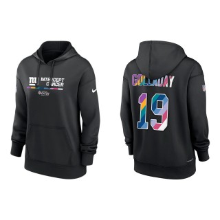 Women's Kenny Golladay New York Giants Black 2022 NFL Crucial Catch Therma Performance Pullover Hoodie